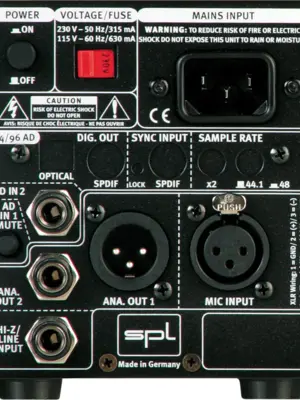 SPL GAINSTATION 1 Préamp à Tube Mono Canal Class A