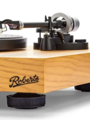 ROBERTS STYLUS PLATINE VINYLE SEMI-AUTOMATIQUE AVEC SORTIE USB ET PRÉAMPLI-PHONO INTÉGRÉ