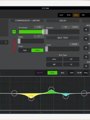 EAW RADIUS RSX86 Enceinte 2 voies 8" Bi-Amplifiée 500 Watts (LF) + 500 Watts (HF)