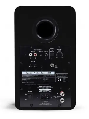 ELIPSON PRESTIGE FACET 6B BT Enceinte Bibliothèque Bluetooth 2 x 70 Watts RMS sous 6 Ohms (La Paire)