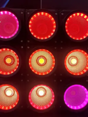 OXO COLORBLIND 400 BFX Projecteur LED COB RGBW 9 x 50 Watts