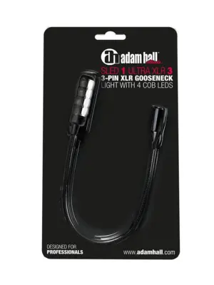 ADAM HALL SLED 1 ULTRA XLR 3 Lampe Col de cygne Connecteur XLR 3 Points LED COB