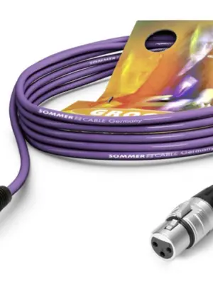 SOMMERCABLE Stage 22 HighFlex Câble Microphone XLR/XLR Hicon (3Mètres)