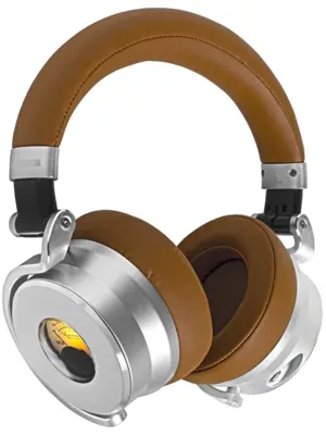 METERS OV-1 Casque Dynamique Fermé Audiophile 32 Ohms (Marron-Silver)