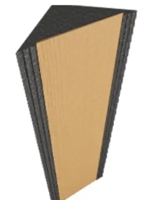 JOCAVI Slimbass Angle® Panneau Acoustique Absorbant (Lot de 4 Panneaux)