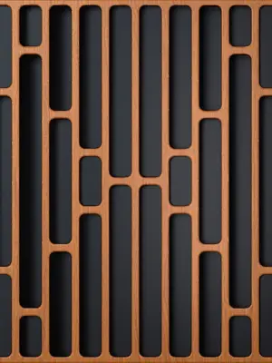 ARTNOVION LOGAN W-Diffuser Panneau Acoustique Diffusant (Lot de 4 Panneaux)