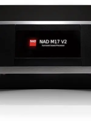 NAD M17 V2i Préamplificateur Processeur de Son Surround avec Fonctions 4K ULTRA HD, Dolby Atmos, Dirac et BluOs