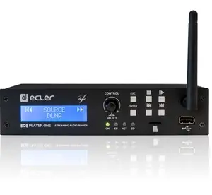 ECLER PLAYER One Lecteur audio Multimédia en Streaming et en Local