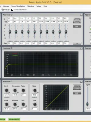 FOHHN XS-10 Subwoofer Actif  2 x 1000 Watts avec DSP Intégré