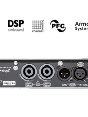 POWERSOFT T604 Amplificateur de Puissance 4 x 1500 watts avec DSP + Dante
