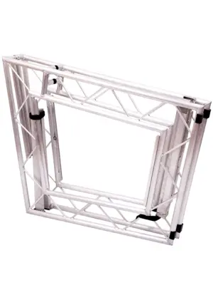 LITECONSOLE XPRSLite V2 Régie DJ Pliable et Personnalisable en Aluminium (Habillage Naturel)