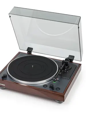 Thorens TD 102 A Platine Vinyle Automatique muni d'un Pré-Amplificateur Phono Intégré & Cellule AT95 VME