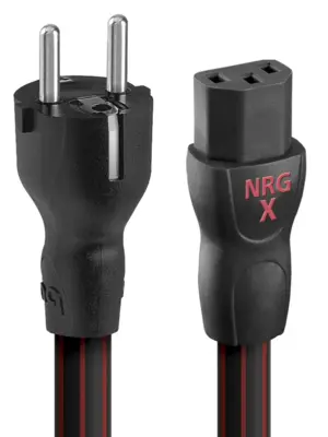 AUDIOQUEST NRG-X3 Câble d’Alimentation Secteur Tripolaire