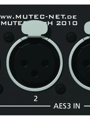 MUTEC MC-8 Interface Multicanal et Convertisseur de Taux d'Échantillonnage pour AES3 et AES3id
