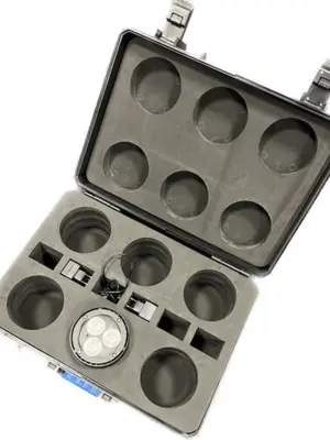 STARWAY ALCOR Pack de 6 Projecteurs Led sur Batterie 3 x 20 Watts RGB/Lime IP65