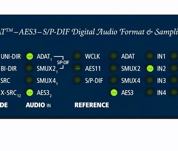 Produit MUTEC MC-4 V2 Convertisseur de Format Audio ADAT (SMUX2/4), AES3 et S/PDIF Image