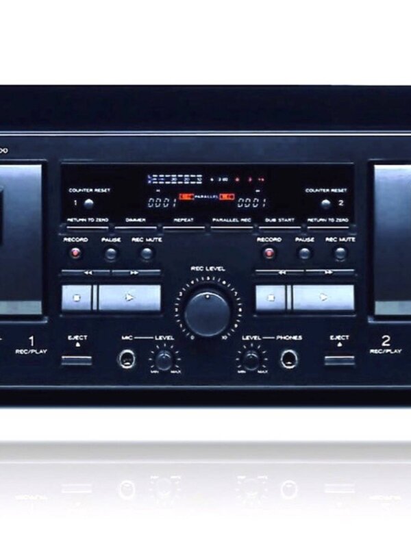 Produit TEAC W-1200 Double Platine Cassette avec USB Play/Rec & Fonction Mic Karaoké Image