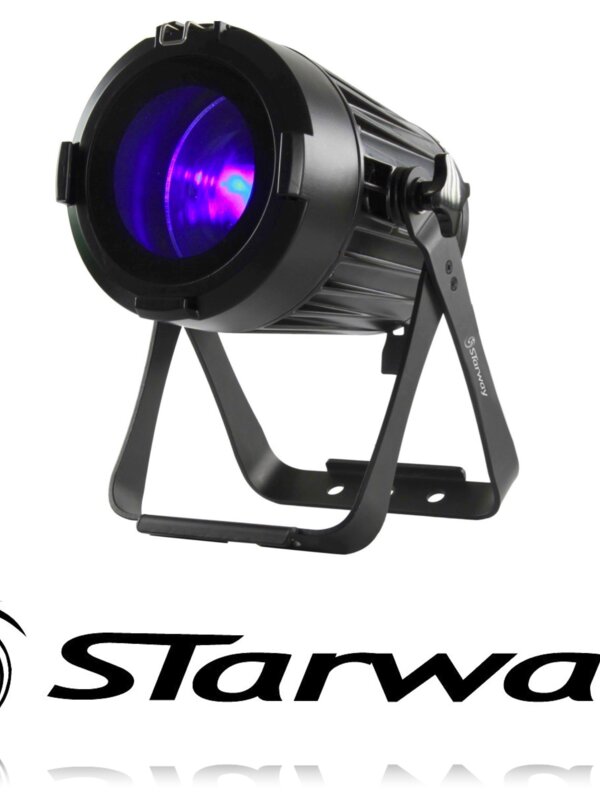 Produit STARWAY ZOOMKOLOR HD Projecteur IP65 à Led Multichip 60 Watts RGBW  + Zoom 4,5° à 45° Image