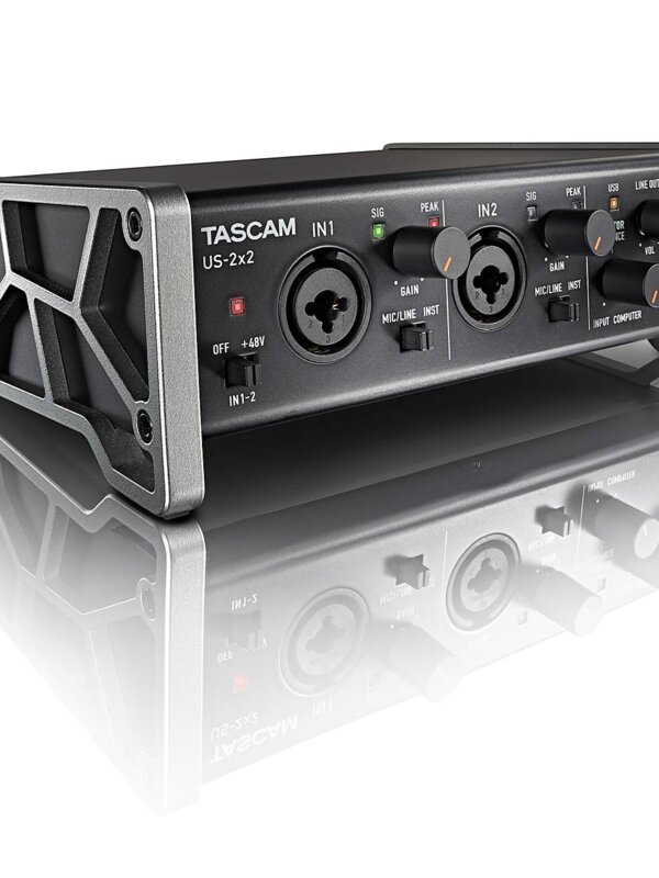 Produit TASCAM US-2x2 Interface Audio MIDI-USB (2 entrées, 2 sorties) Image