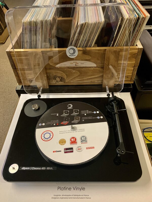 Produit ELIPSON CHROMA 400 RIAA Platine Vinyle munie d'un Bras Carbone & d'une Cellule Ortofon OM10 Image