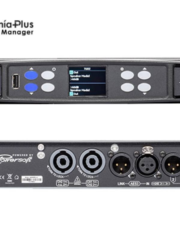 Produit POWERSOFT T602 Amplificateur de Puissance 2 x 3000 watts avec DSP + Dante Image
