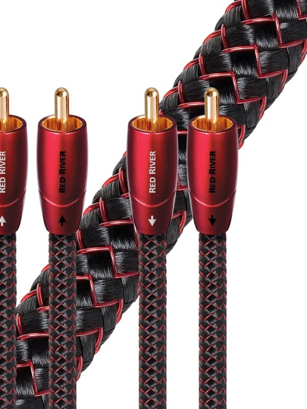 Produit AUDIOQUEST RED RIVER Câble Audio Analogique Asymétrique RCA (La Paire) Image