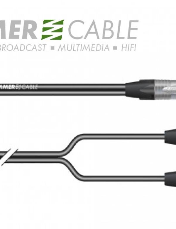 Produit SOMMERCABLE SC-ONYX Balanced Patch Câble 2 XLR/1JACK NEUTRICK Image