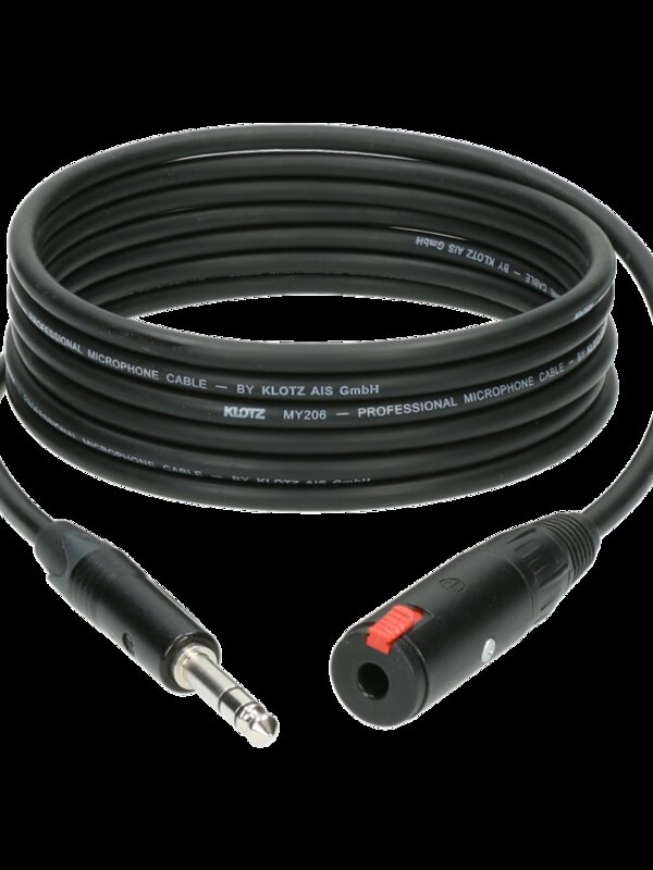 Produit KLOTZ BEX4 Câble d'extension Haut de Gamme pour Casques Audio Jack 6.35mm M/ Jack 6.35mm F Image