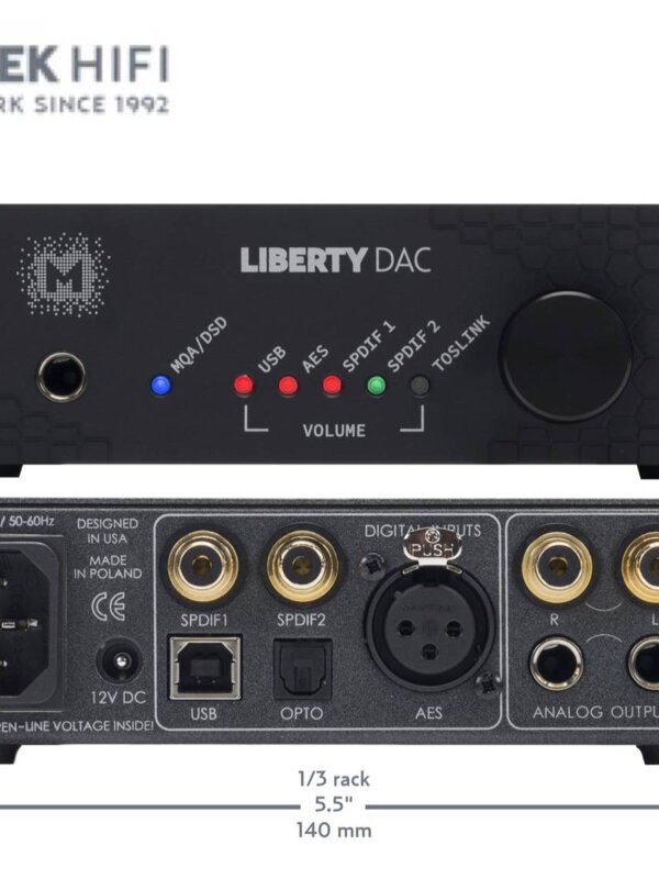 Produit MYTEK LIBERTY DAC Convertisseur Audio USB2 32bits/384kHz DSD256 DXD et Amplificateur de Casque Image