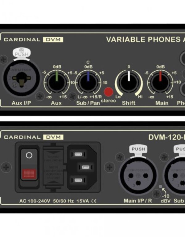 Produit SOMMERCABLE CARDINAL DVM 120 HPA Amplificateur de Casque Professionnel Image