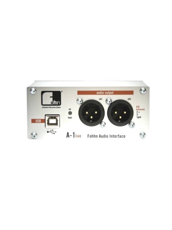 Produit FOHHN A1-LIVE Interface Audio USB/XLR Image