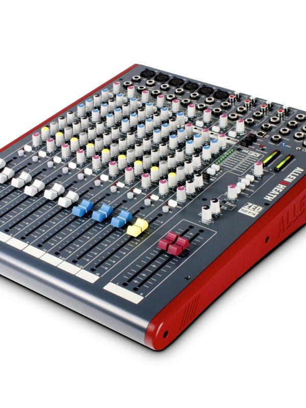 Produit Allen & Heath ZED-12FX Console de Mixage 6 Entrées Mono 2 Stéréo 4 Aux et USB E/S + 16 Effets Image