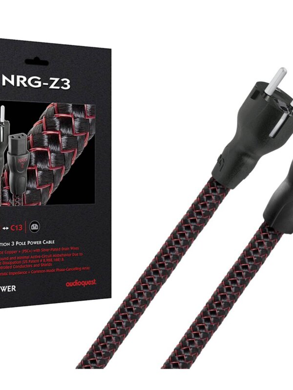 Produit AUDIOQUEST NRG-Z3 Câble d’Alimentation Secteur Tripolaire Image