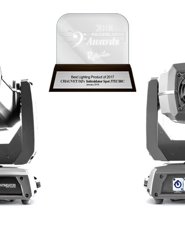 Produit CHAUVET INTIMIDATOR SPOT 375Z IRC Lyre à Led 150 Watts Angle Zoom 10-23° Image